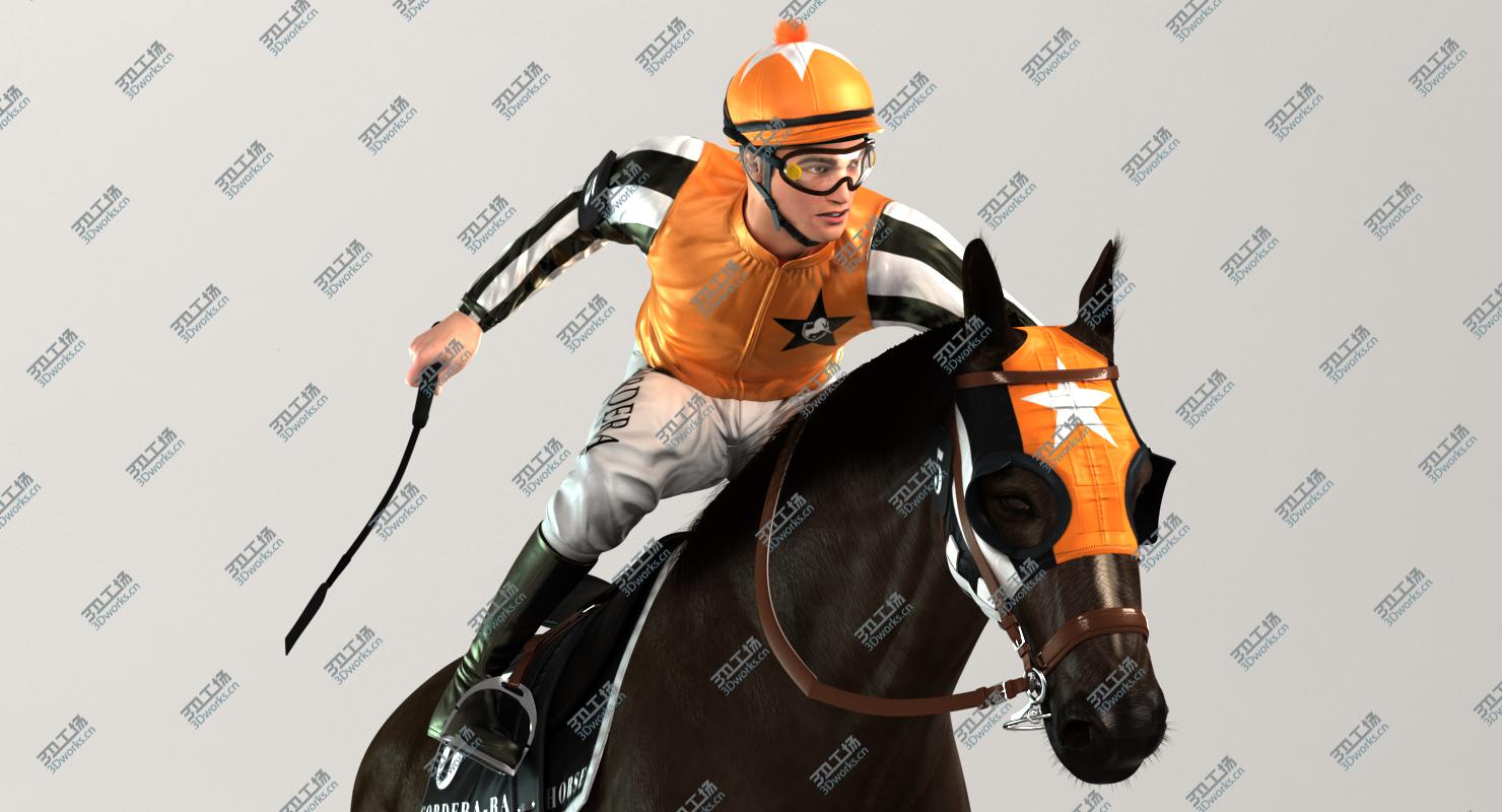 images/goods_img/2021040163/3D Racehorse and Jockey HQ 004 model/2.jpg